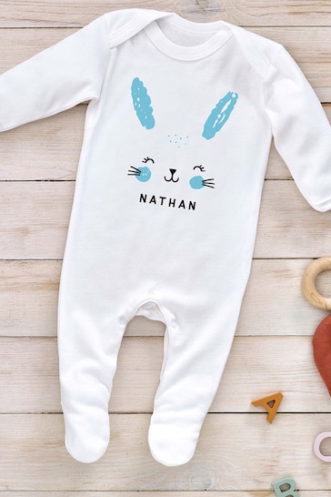 Personalised Easter Bunny Sleepsuit by Little Years