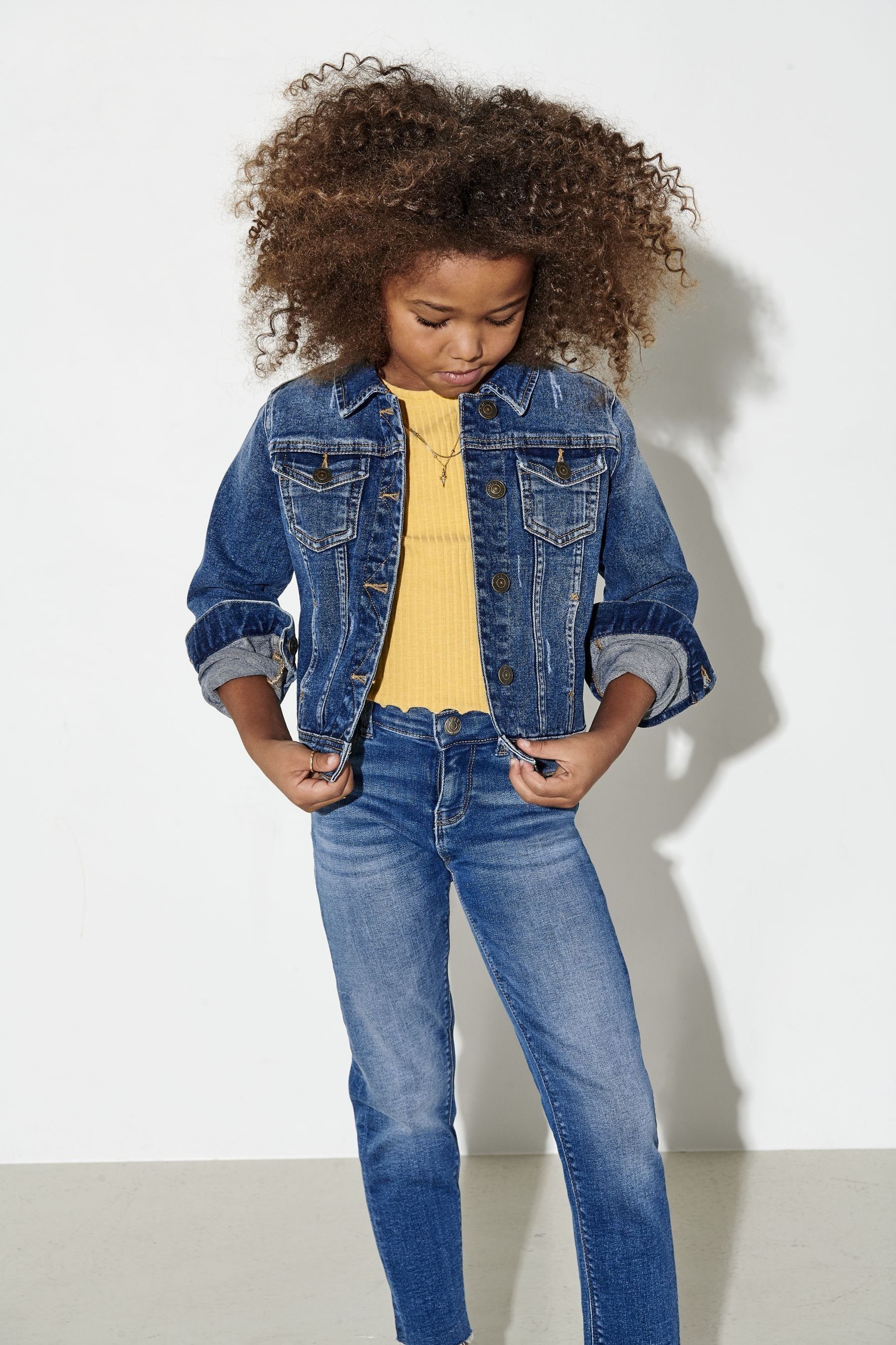 Buy ONLY KIDS Blue Denim Jacket from the Next UK online shop