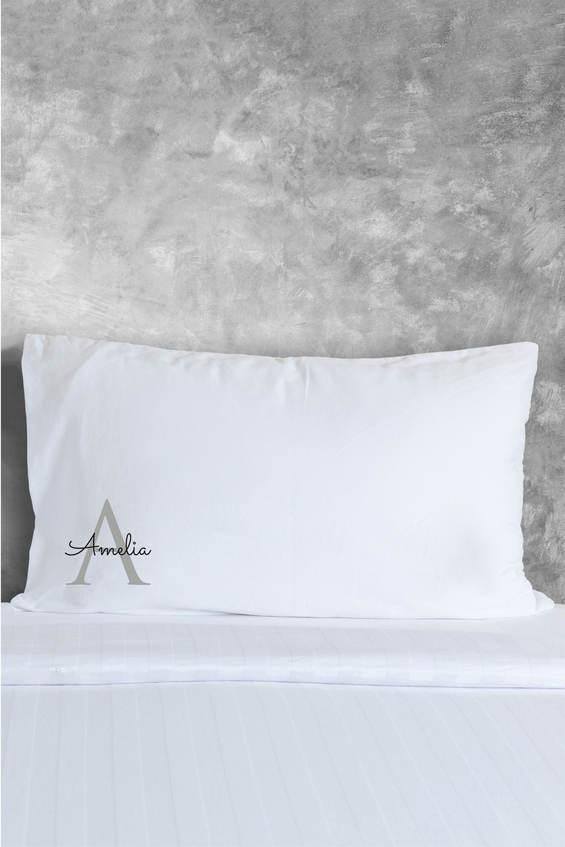 Personalised bed store pillow cases