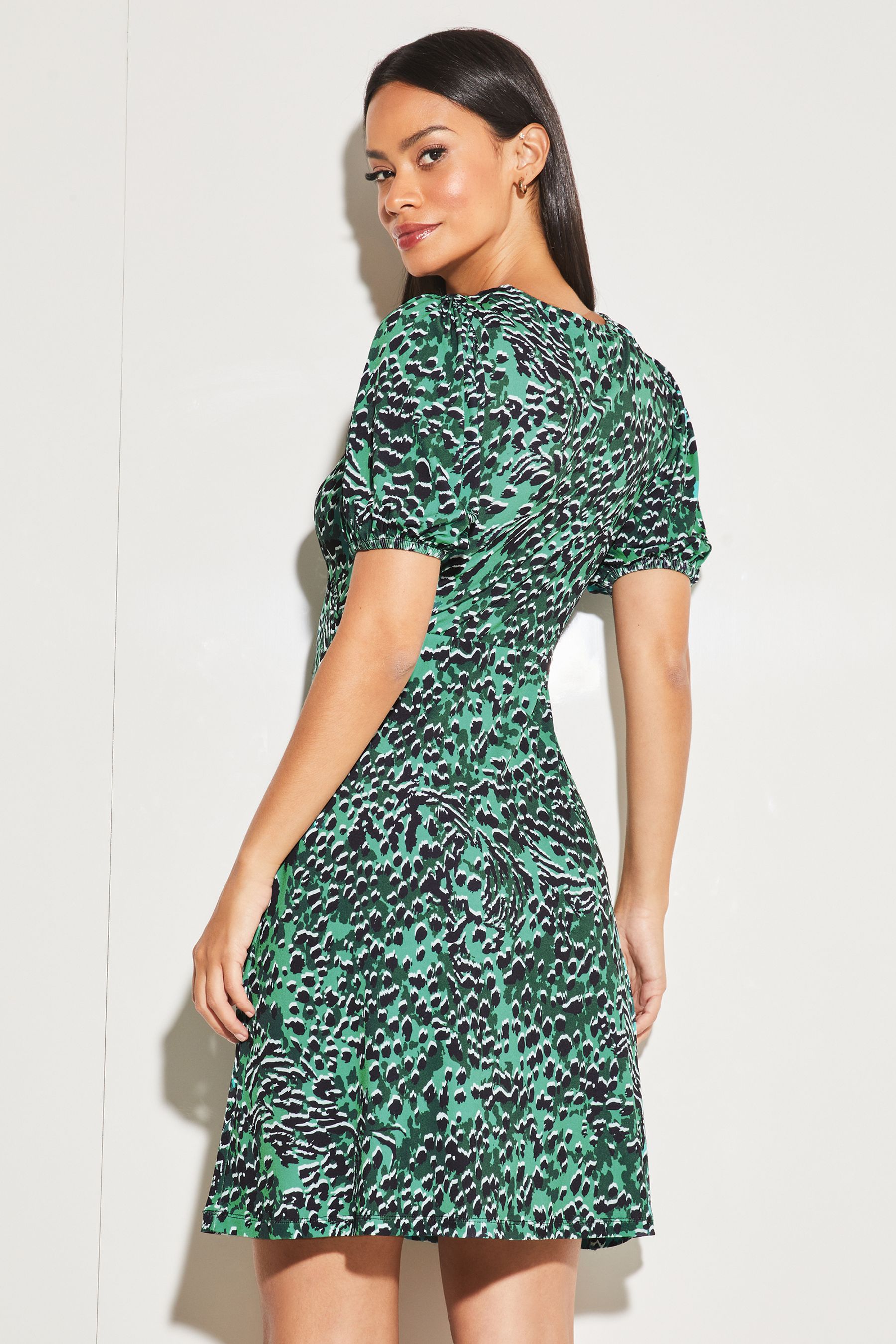 Lipsy mini leopard wrap skirt new arrivals