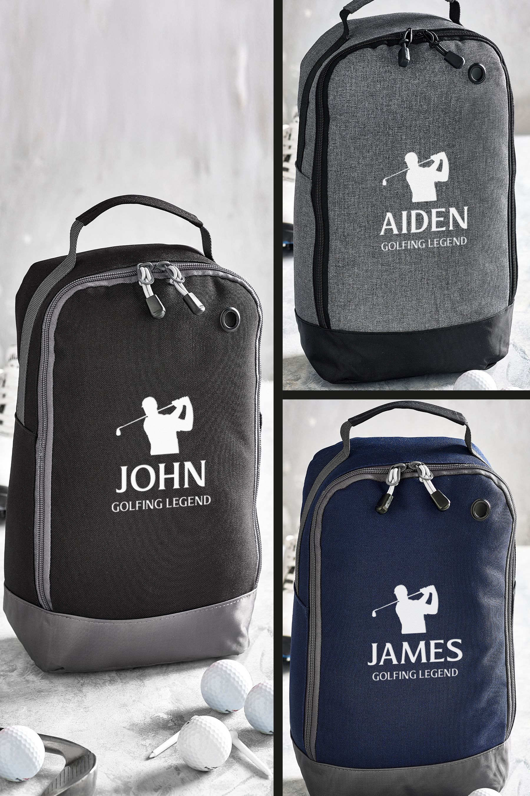 Personalised golf shoe bag deals
