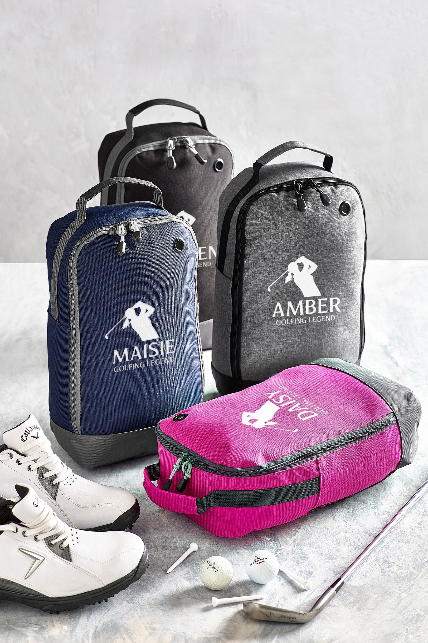 Ladies golf best sale shoe bags uk
