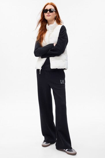 Buy Gap Black Vintage Soft Logo Sweat Trousers from the Next UK online shop
