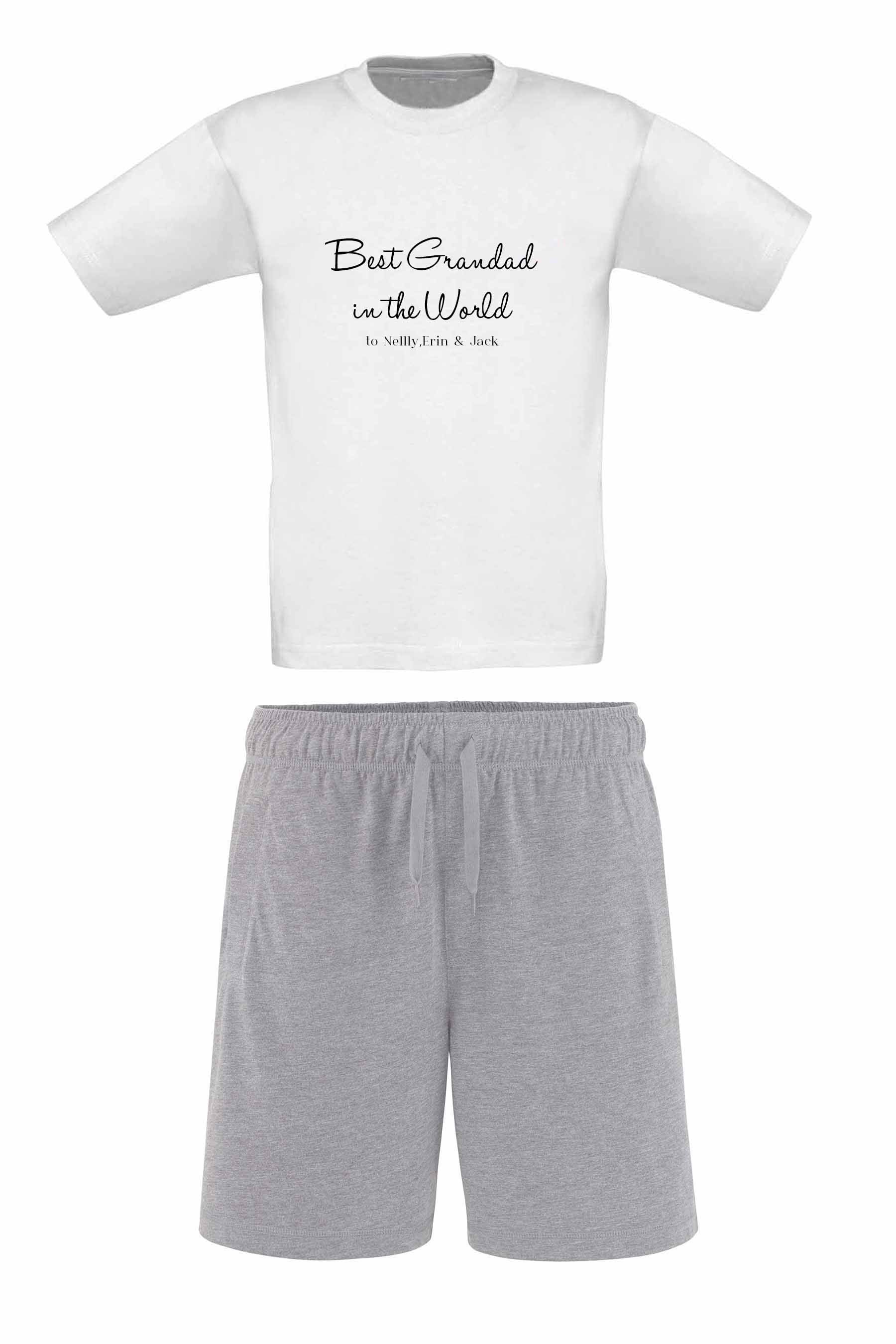 Personalised Best Grandad in the World Pyjama by The Gift Collective