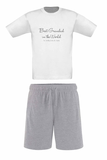 Personalised Best Grandad in the World Pyjama by The Gift Collective