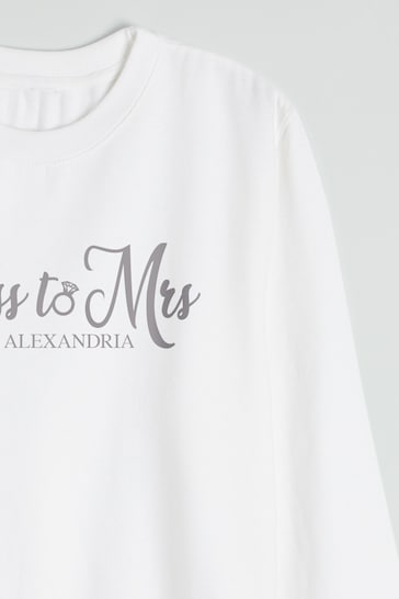 Personalised Bride Slogan Sweatshirt by Dollymix