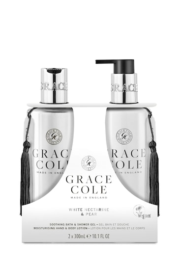 Grace Cole White Nectarine  Pear Body Care Duo Set 2x300ml