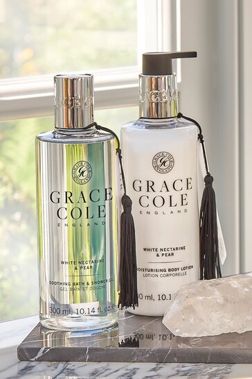 Grace Cole White Nectarine  Pear Body Care Duo Set 2x300ml