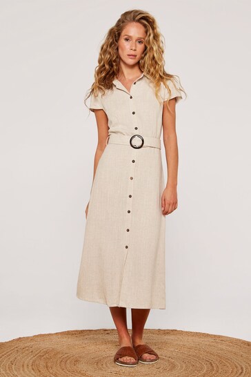 PS Button-Front Closed Dress