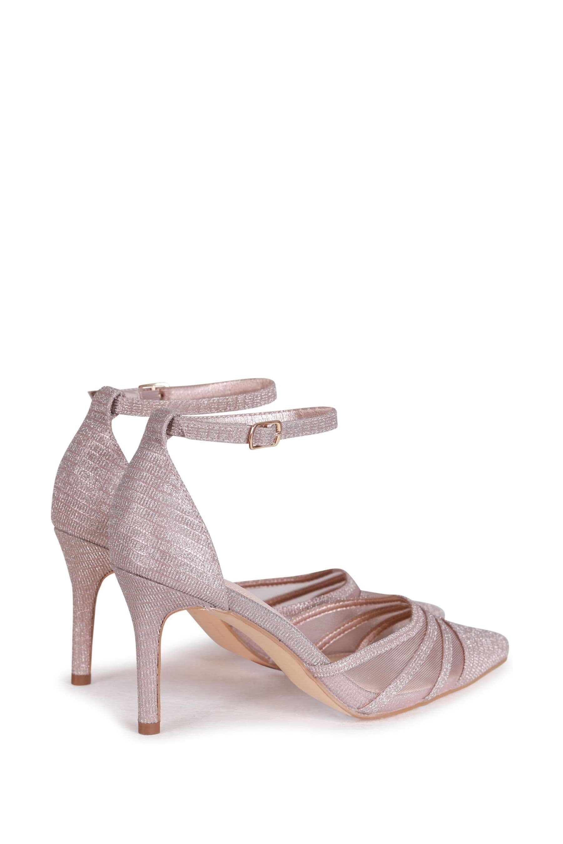 Linzi rose gold heels sale