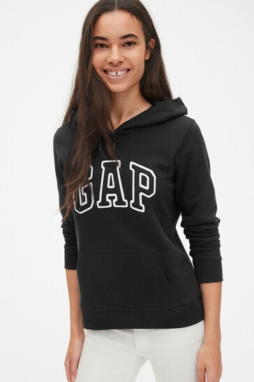 Buy Gap Black Logo Hoodie from the Next UK online shop