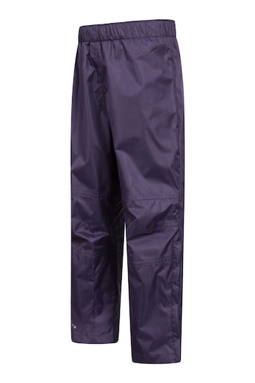 Mountain Warehouse Purple Spray Kids Waterproof Trousers