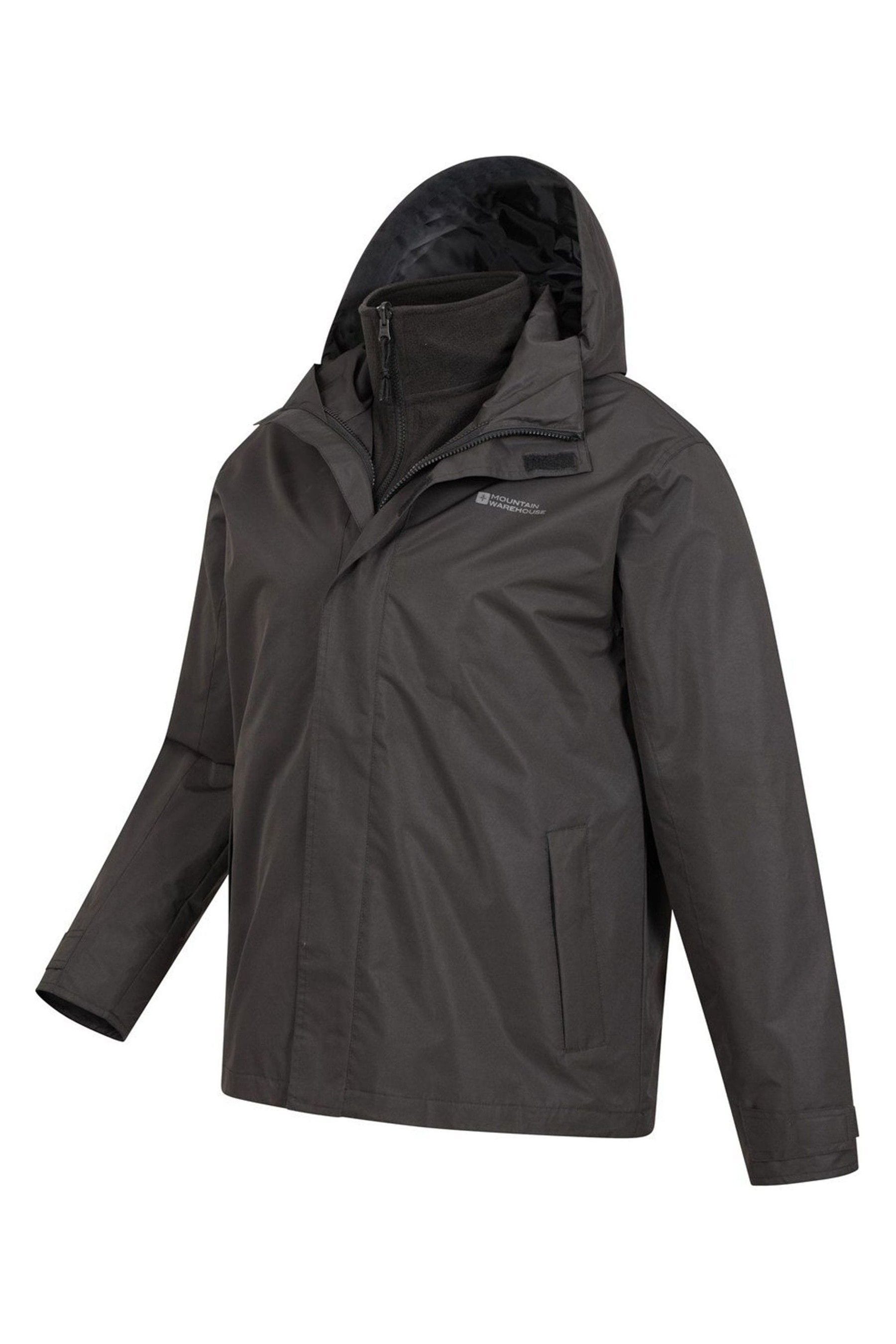 Mountain warehouse fell mens 3 in 1 water resistant jacket store