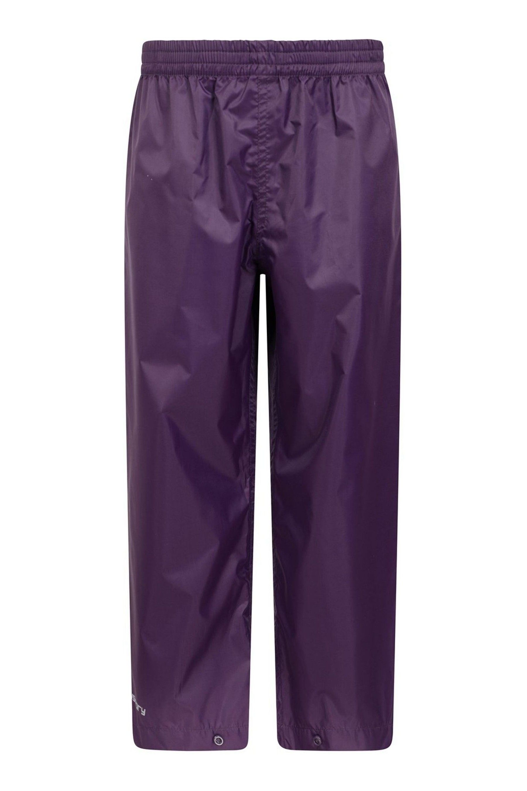 Buy Mountain Warehouse Purple Pakka Waterproof Over Trousers Kids