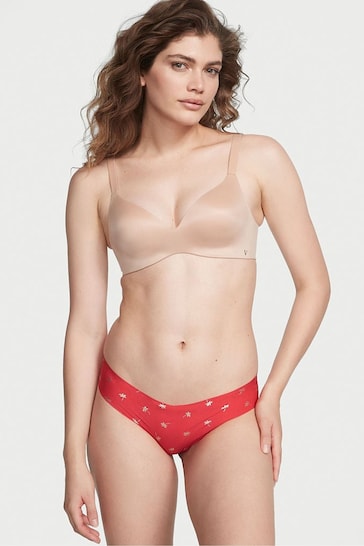 Victoria's Secret Pink Wild Strawberry Thong No-Show Knickers