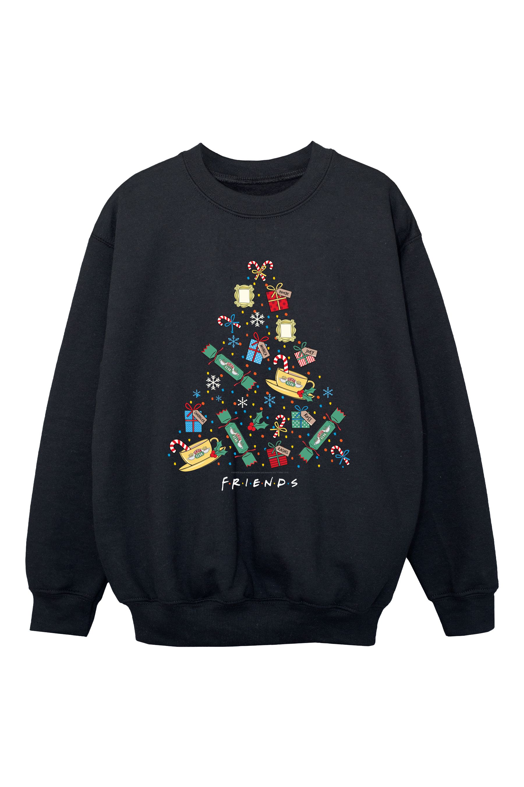 Black sales friends sweater