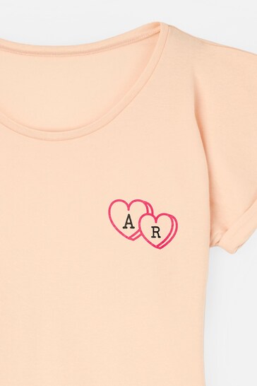 Personalised Valentines Love Heart T-Shirt by Dollymix