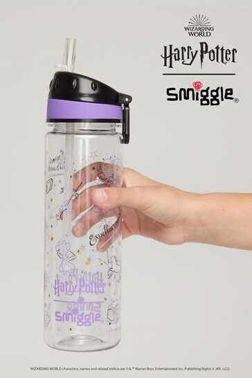 Smiggle Purple Harry Potter Drink Bottle 650 ML