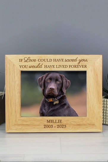 Personalised Pet Memorial 6x4 Photo Frame by PMC