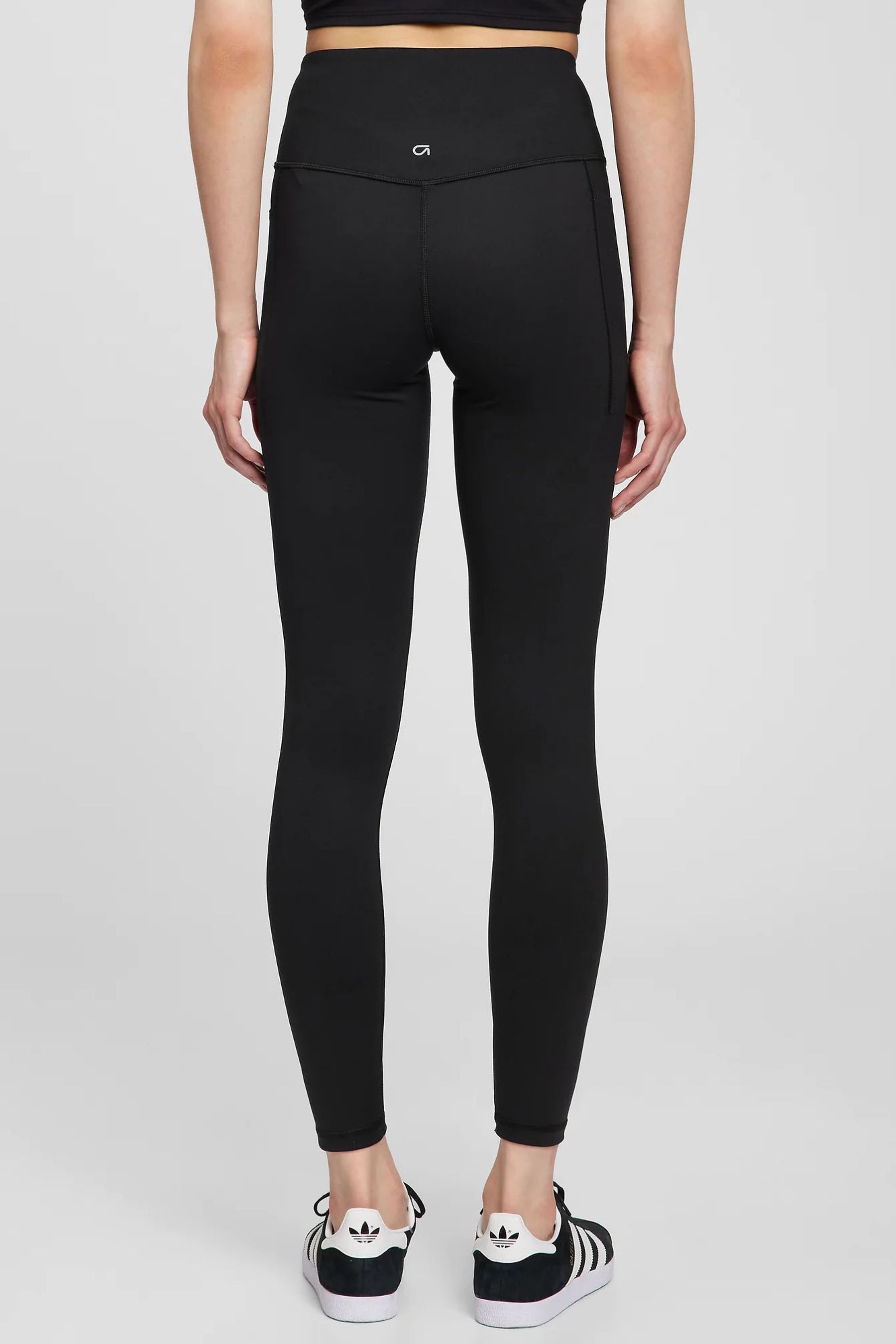 Buy Gap Black High Waisted Stretch Full Length Pocket Leggings from the Next UK online shop