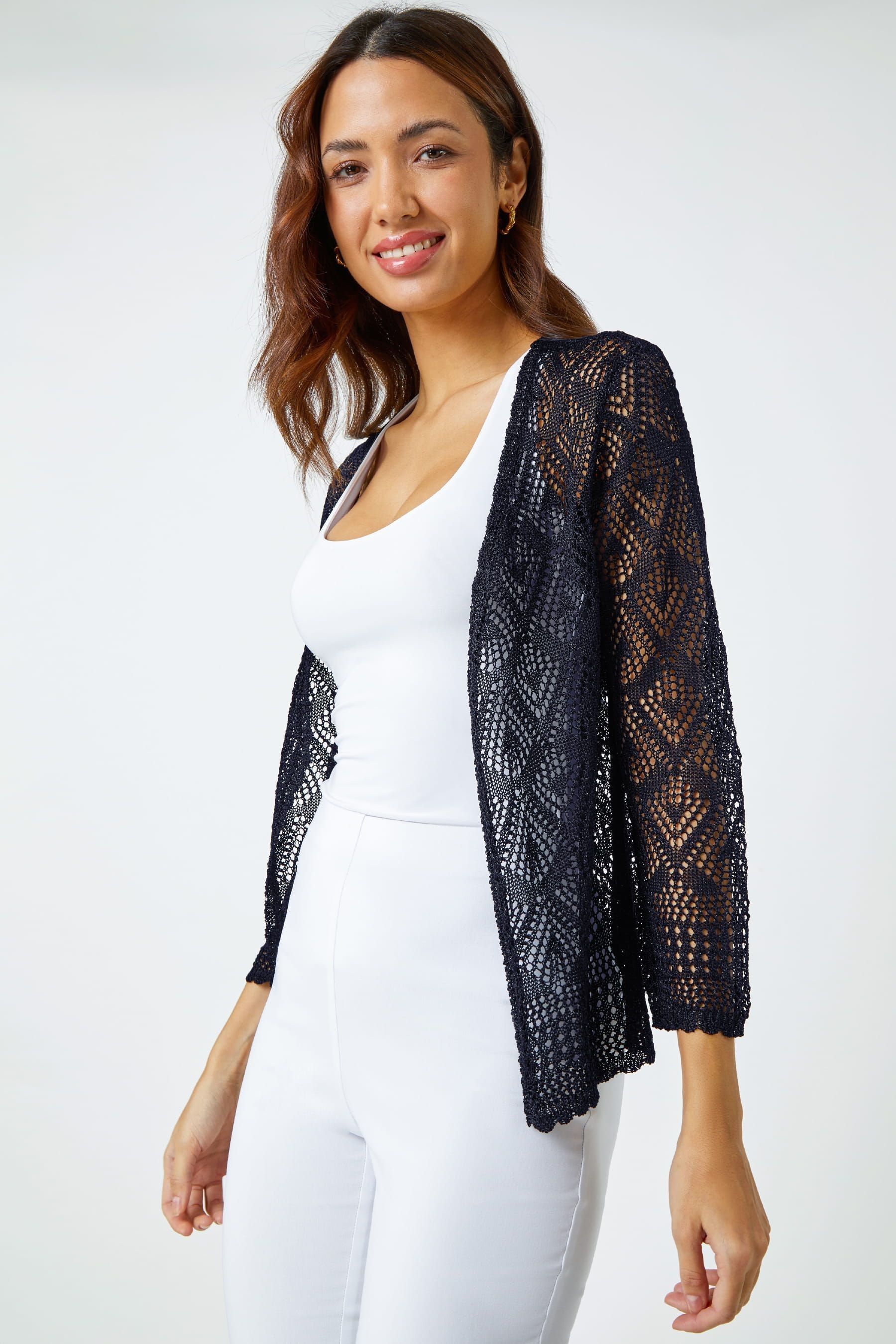 Navy hotsell shrug next