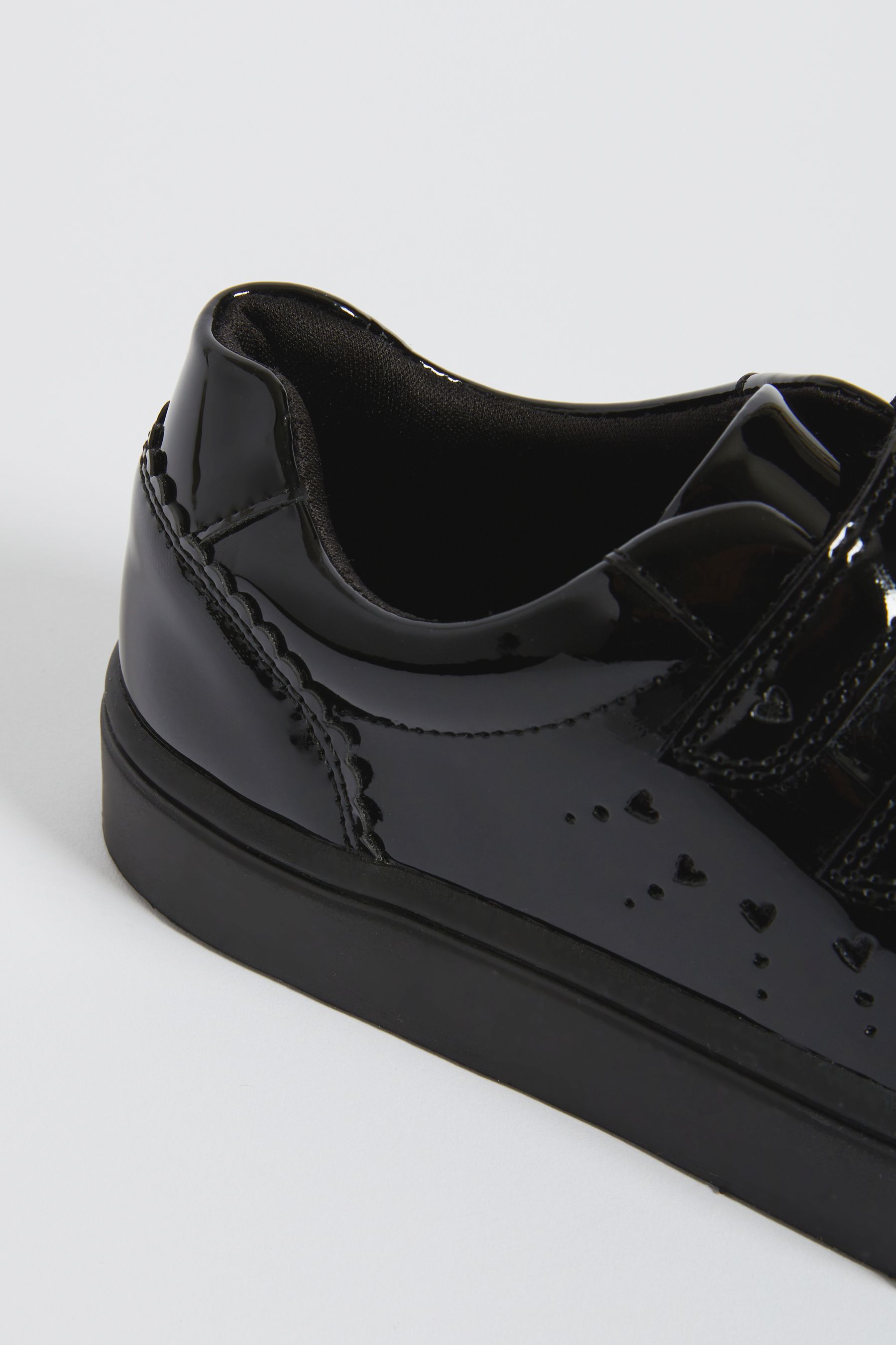 Buy Lipsy Black Patent Velcro School Trainer from the Next UK online shop