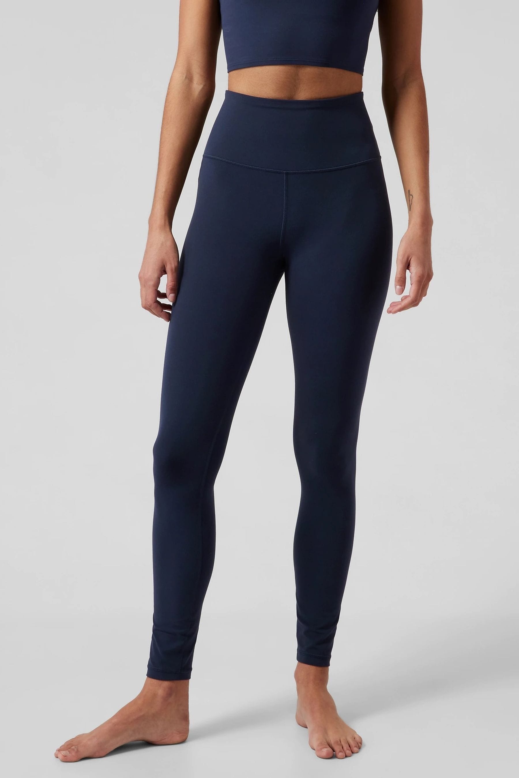 Buy Athleta Blue Elation High Waisted Leggings from the Next UK online shop