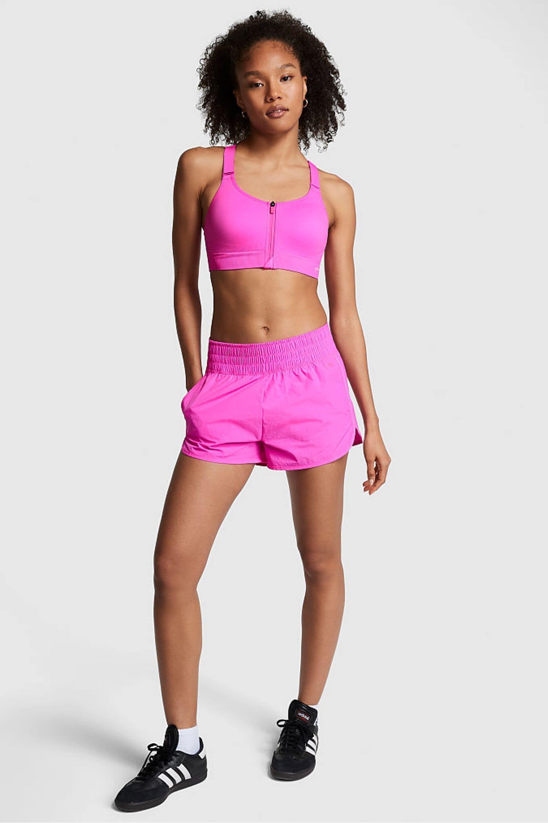 Buy Victoria s Secret PINK Pink Berry High Waist Running Shorts