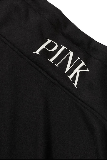 Victoria's Secret PINK Pure Black Oversized Cargo Pocket Full Zip Jacket