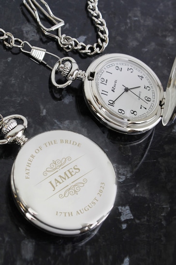 Personalised Classic Pocket Fob Watch by PMC