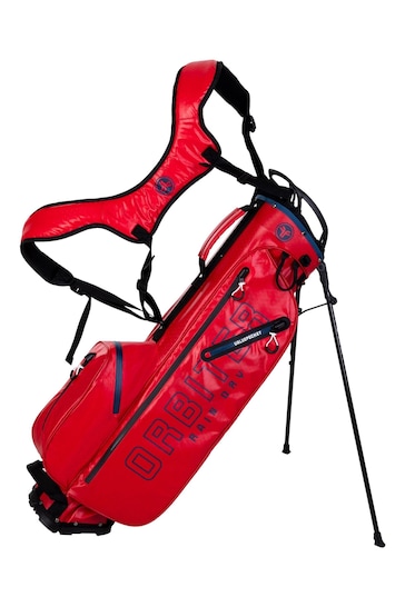 Fast Fold Red Orbitor Stand Golf Bag