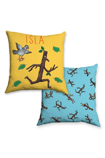 Personalised Stick Man Running Cushion by Star Editions