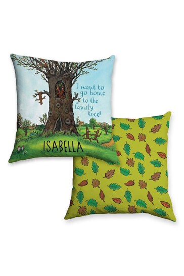 Personalised Stick Man Family Tree Cushion by Star Editions