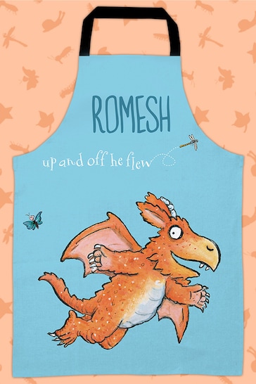 Personalised Off He Flew Zog Childrens Apron by Star Editions