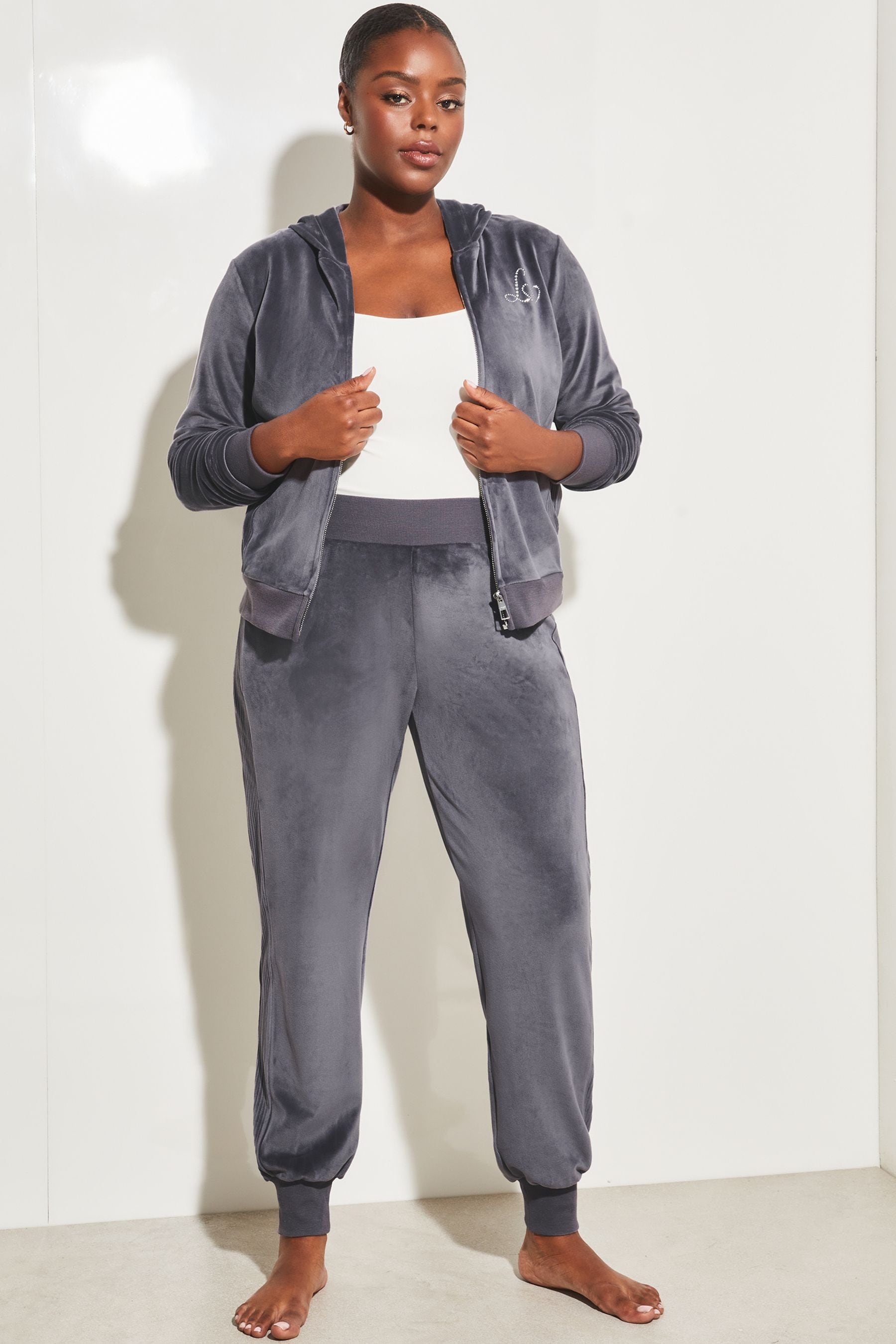 Grey lipsy clearance tracksuit