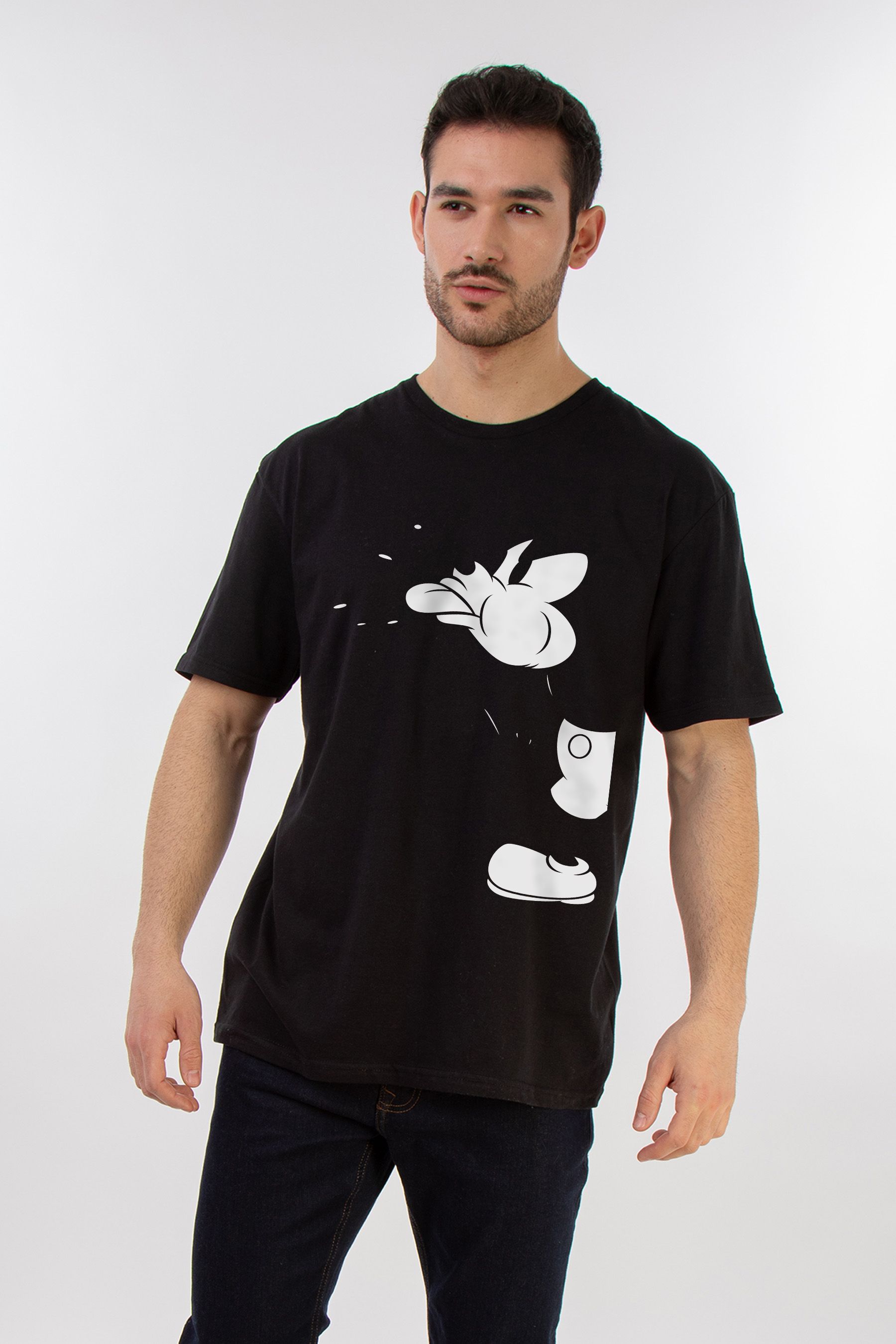 Mickey mouse t shirt on sale mens uk