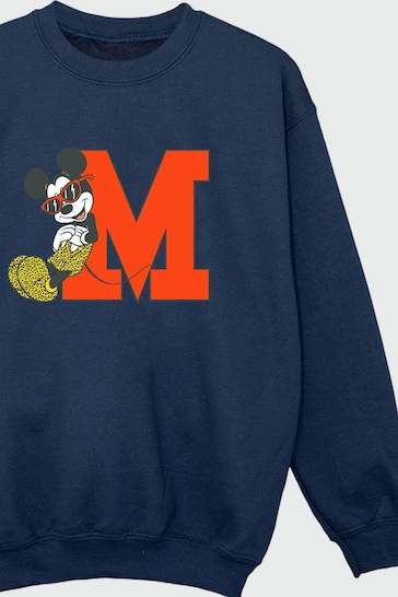 Brands In NAVY Mickey Mouse Leopard Trousers Men Navy  Disney Sweatshirt