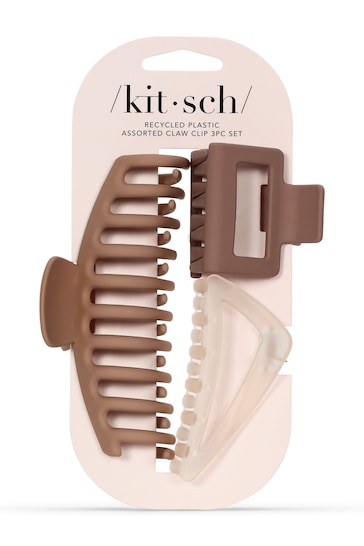 Kitsch Assorted Claw Clips 3pc Set