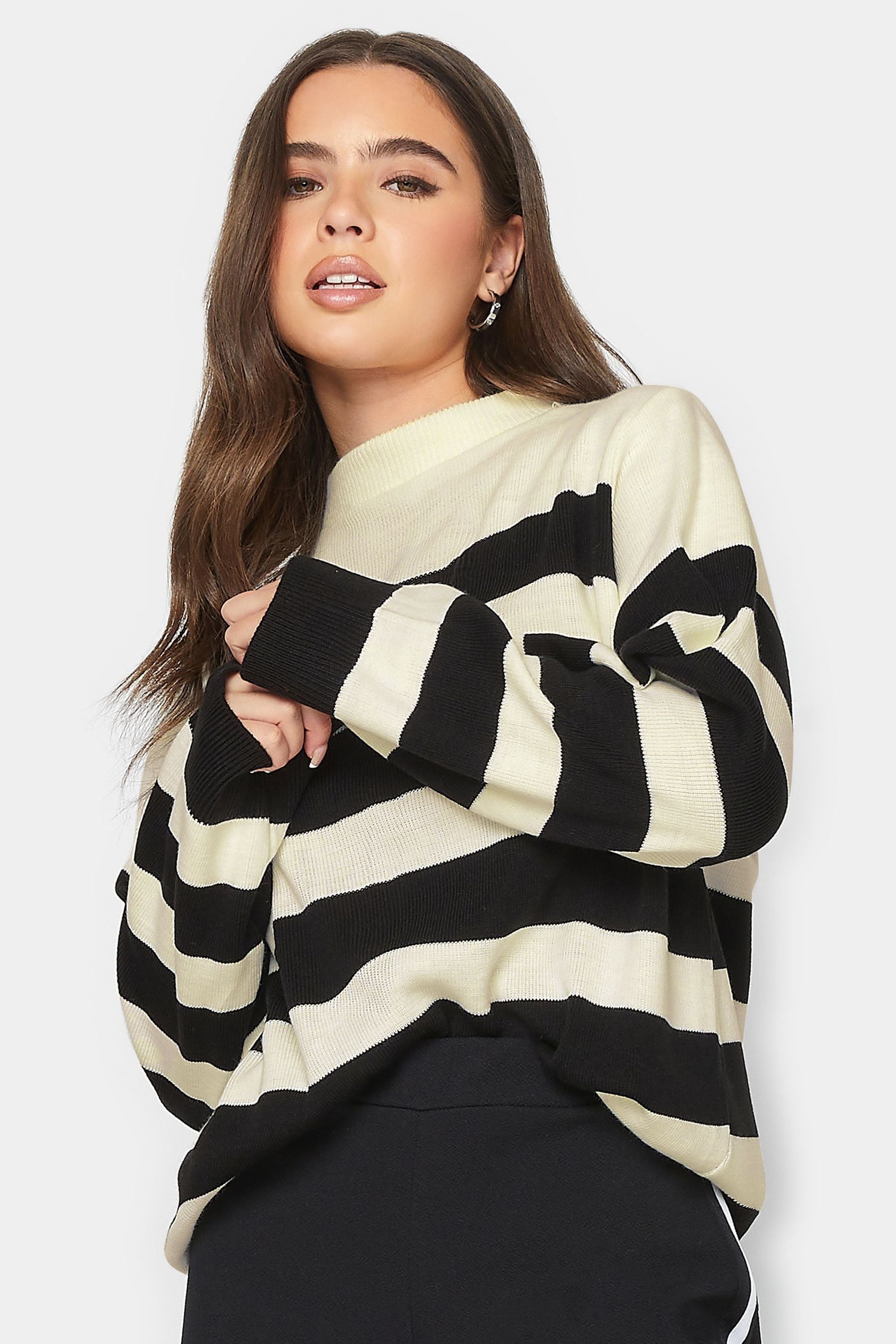 Buy PixieGirl Petite Cream Funnel Neck Jumper from the Next UK