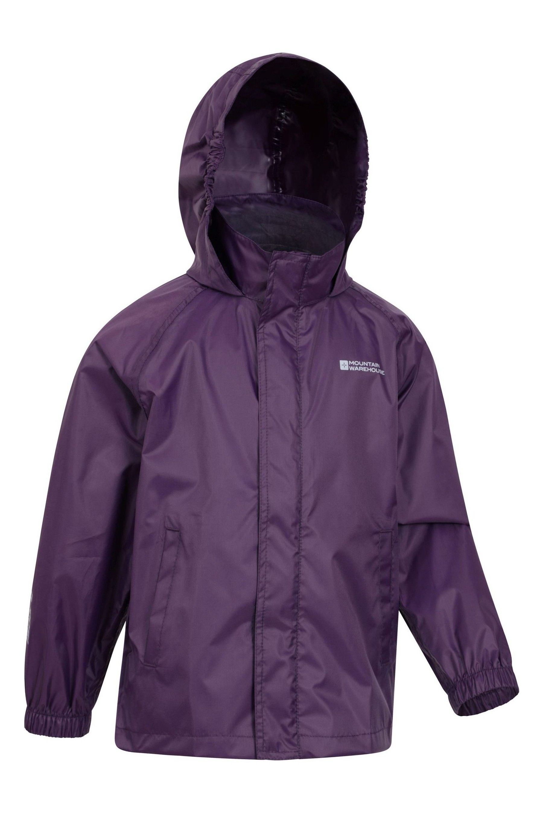 Mauve top rain jacket