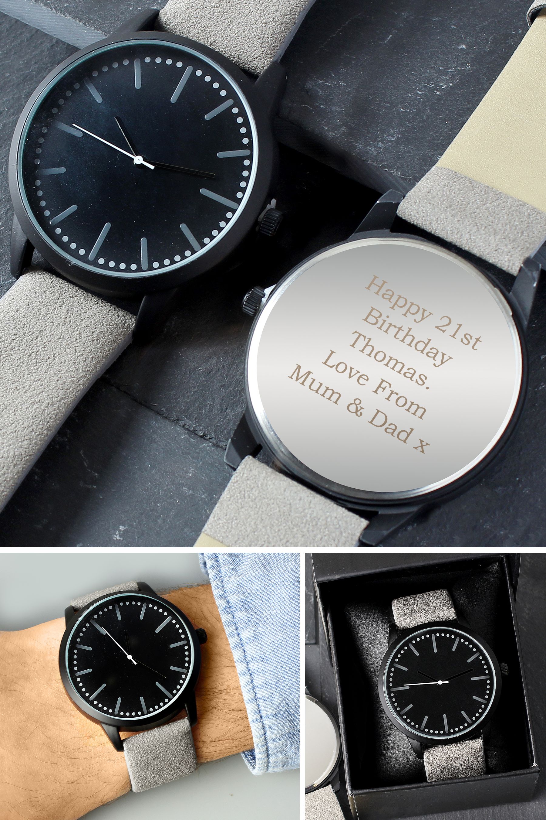 Personalised Mens Watch by PMC
