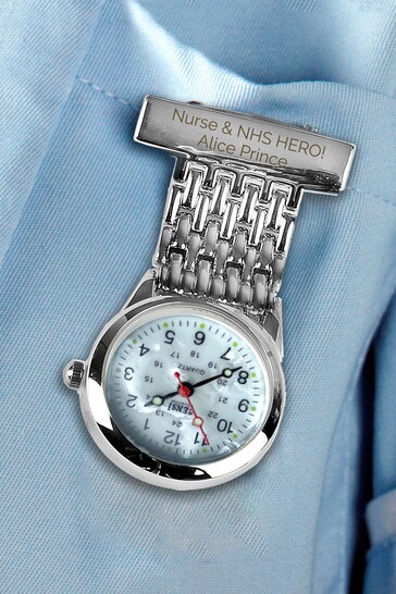 Personalised Nurse's Fob Watch by PMC