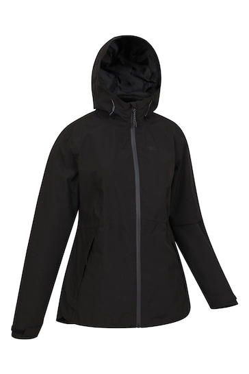 Mountain Warehouse Black Vancouver Ultra-Lightweight Waterproof Jacket - Womens