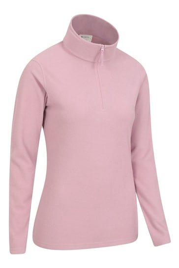 Mountain Warehouse Pink Camber Womens Half-Zip Fleece