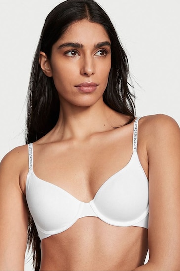 Victoria's Secret White Cotton Lightly Lined Full Cup Bra