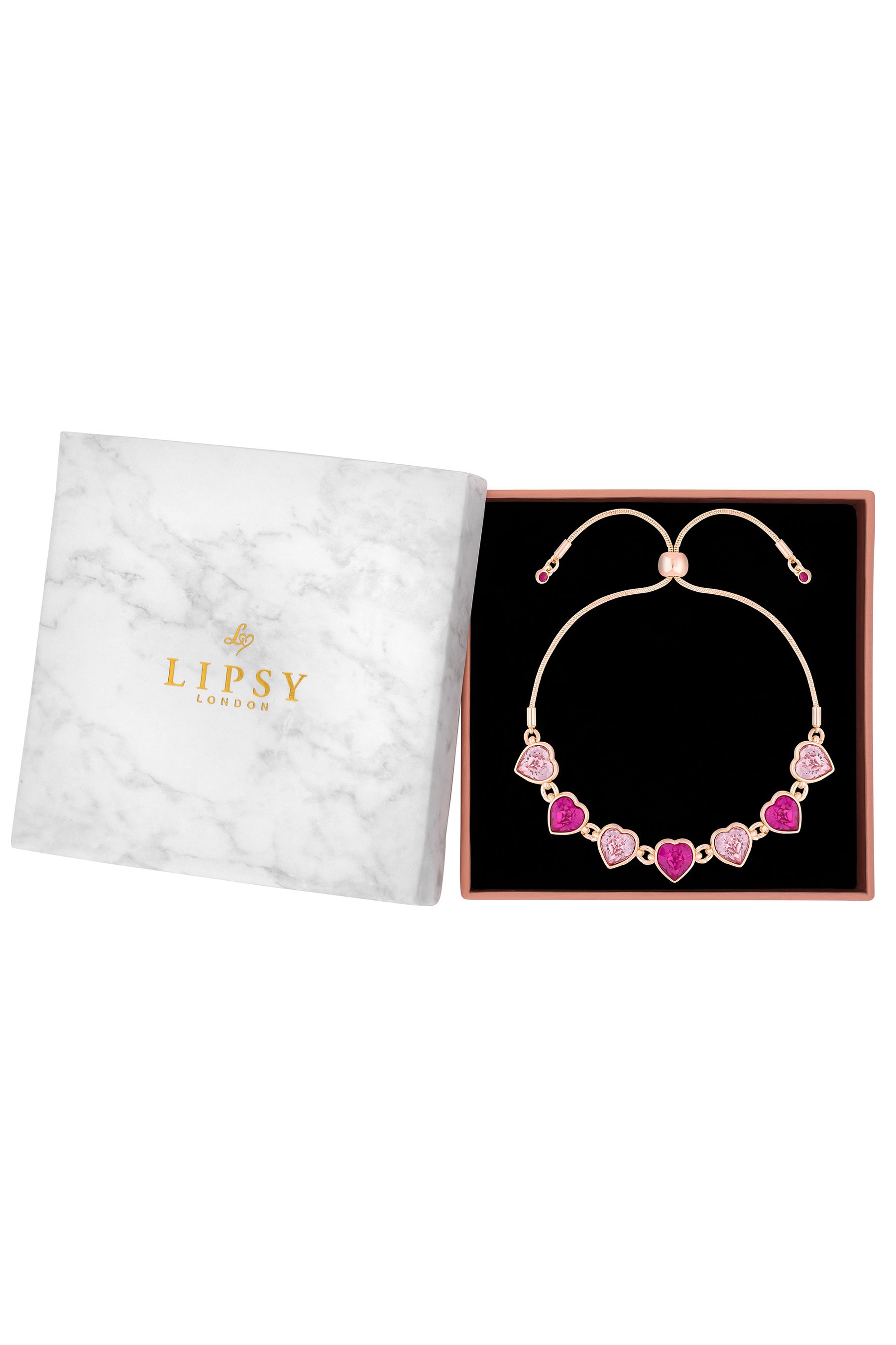 Lipsy cheap heart bracelet