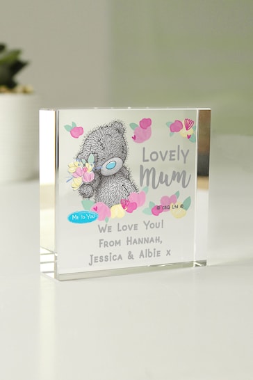 Personalised Me to You "MUM" Crystal Token Ornament by PMC