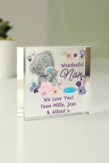 Personalised Me to You "NAN" Crystal Token Ornament by PMC