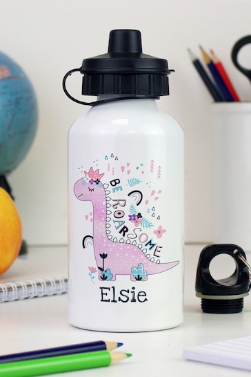 Personalised Dinosaur Drinks Bottle by PMC