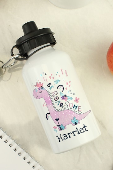 Personalised Dinosaur Drinks Bottle by PMC